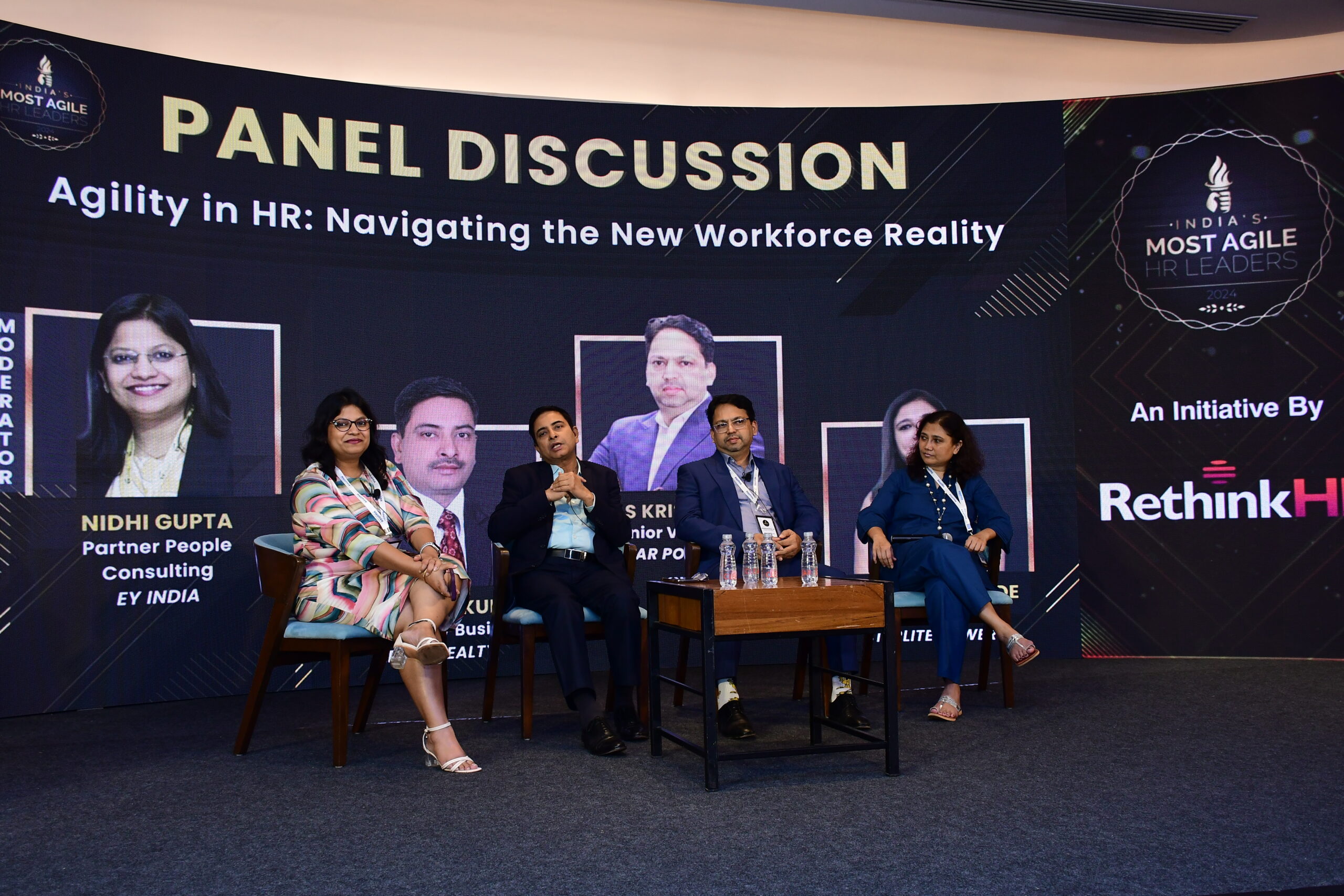 Panel discussion at India's Most Agile HR Leaders